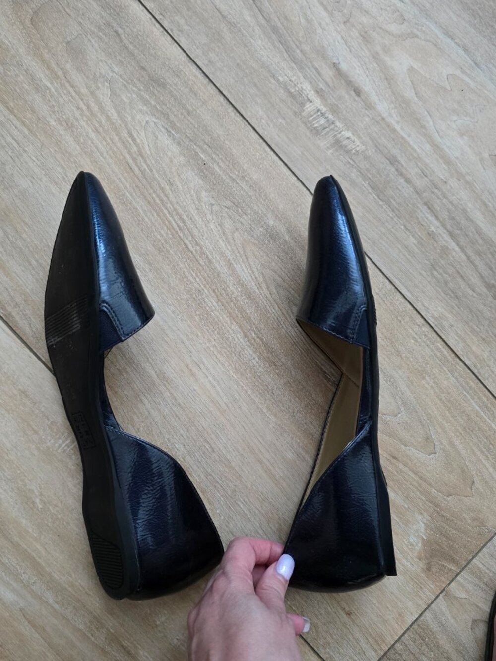 Naturalizer Women's Tamara Pointed Toe Flats size 9M NEW! Navy - Picture 6 of 7
